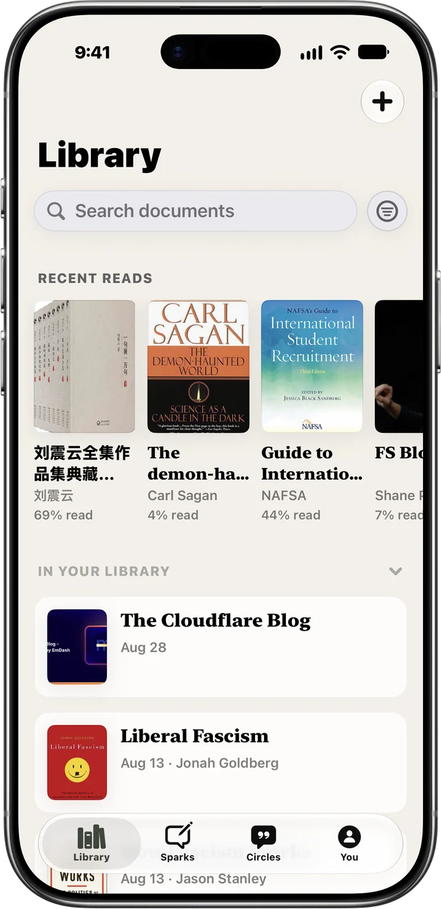 Casu's Library with recent reads